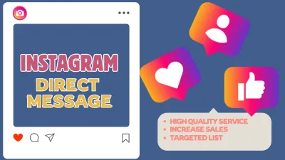 send 1000 instagram dms, instagram direct message service